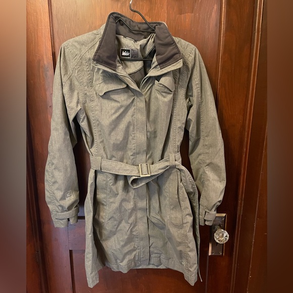 REI ELEMENTS WATERPROOF LIGHTWEIGHT JACKET PARKA SZ S - Picture 1 of 16